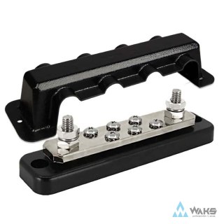 Busbar 250A 2P with 6 screws +cover