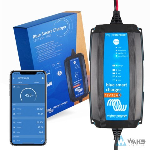 Blue Smart IP65 Charger 12/15 + DC connector Blue Smart IP65 Charger 12/15 + DC connector