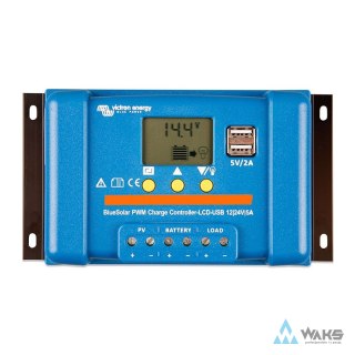 BlueSolar PWM-LCD&USB 12/24V-5A