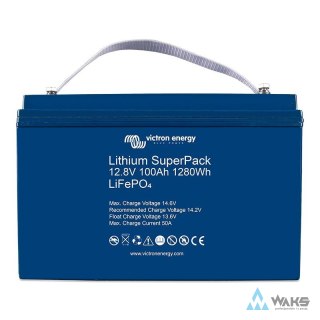 Lithium SuperPack 12,8V/100Ah High current (M8)