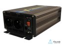 DC/AC-SIN-2000W/12V: Przetwornica DC/AC 12Vdc/230Vac 1000W ciąglej (2000W chwilowej)