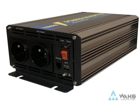 DC/AC-SIN-2000W/12V: Przetwornica DC/AC 12Vdc/230Vac 1000W ciąglej (2000W chwilowej) DC/AC-SIN-2000W/12V: Przetwornica DC/AC 12Vdc/230Vac 1000W ciąglej (2000W chwilowej)