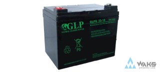 GLPG 33-12: GLPG 33-12: Akumulator VRLA GEL 12V/33Ah M6