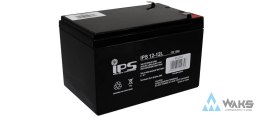 IPS 12-12L: akumulator VRLA AGM 12V 12Ah, 6-9lat, T2 6,3mm, do UPS