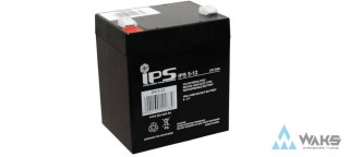IPS 5-12: IPS 5-12: akumulator VRLA AGM 12V 5Ah, 6-9lat, T2 4,8mm, do UPS