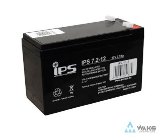 IPS 7.2-12: IPS 7.2-12: akumulator VRLA AGM 12V 7Ah, 6-9lat, T1 4,8mm, do UPS