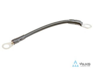 KU-KB-M8-M8-10mm-065-BL: przewód bateryjny M8-M8 10mm^2 65cm czarny obciazalność DC max 60A