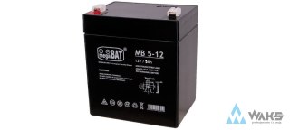 Akumulator AGM 12V 5Ah (MB 5-12) MEGABAT