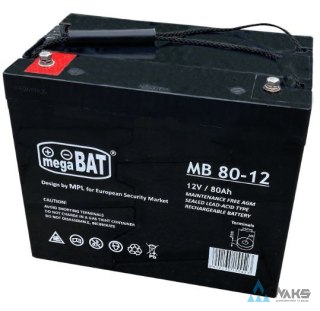 Akumulator AGM VRLA 12V 80Ah (MB 80-12) MEGABAT