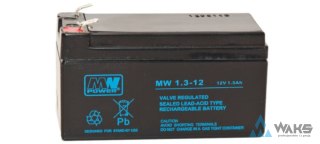 Akumulator AGM 12V 1.3Ah (MW 1.3-12) MW Power