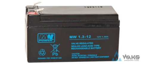 Akumulator AGM 12V 1.3Ah (MW 1.3-12) MW Power Akumulator AGM 12V 1.3Ah (MW 1.3-12) MW Power