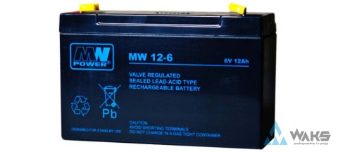 Akumulator AGM 6V 12Ah (MW 12-6L) MW Power