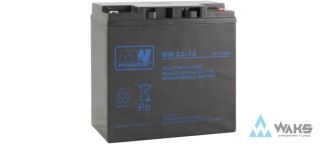 Akumulator AGM 12V 22Ah (MW 22-12) MW Power