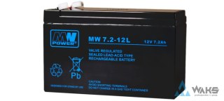 Akumulator AGM 12V 7.2Ah (MW 7.2-12 / MW 7.2-12L) MW Power