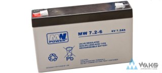 Akumulator AGM 6V 7.2Ah (MW 7.2-6) MW Power