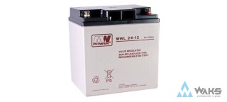 Akumulator AGM Long Life 12V 24Ah (MWL 24-12) MW Power