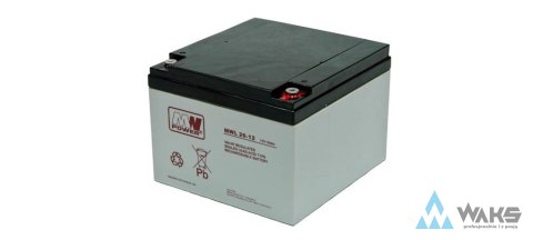 Akumulator AGM Long Life 12V 26Ah (MWL 26-12) MW Power Akumulator AGM Long Life 12V 26Ah (MWL 26-12) MW Power