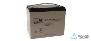Akumulator AGM Long Life 12V 60Ah (MWL 60-12h) MW Power