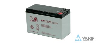 Akumulator AGM Long Life 12V 7,2Ah (MWL 7,2-12L) MW Power