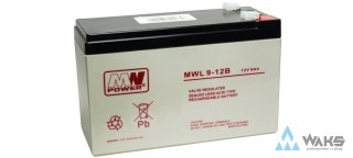 Akumulator AGM Long Life 12V 9Ah (MWL 9-12B) MW Power