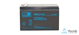 Akumulator AGM Long Life 12V 9Ah (MWL 9-12L) MW Power