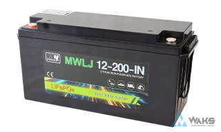 MWLJ 12-200-IN: MWLJ 12-200-IN: akumulator LiFePO4 12.8V/200Ah IN / LiFePO4 battery 12.8V/200Ah IN - (483x170x240mm)
