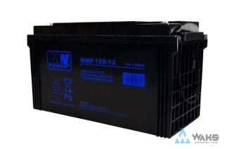 MW Power MWP 120-12 – Akumulator AGM VRLA 12V 124Ah (terminal M8, 12 lat żywotności)
