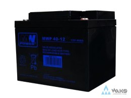 MWP 40-12 – Akumulator AGM 12V 40Ah VRLA M6 MW Power