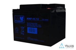 MWP 45-12 – Akumulator AGM 12V 45Ah VRLA M6 MW Power