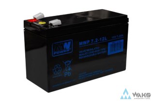 MWP 7.2-12L – Akumulator AGM 12V 7.2Ah VRLA T2 MW Power