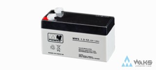 MWS 1.3-12: Akumulator VRLA AGM 12V/1,3Ah