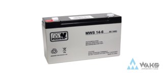MWS 14-6: Akumulator VRLA AGM 6V/14Ah, 1.75KG