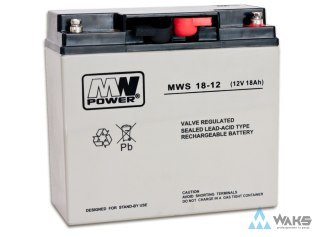 MWS 18-12: MWS 18-12: Akumulator VRLA AGM 12V/18Ah