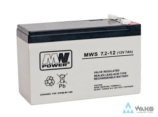 Akumulator AGM 12V 7.2Ah (MWS 7.2-12) MW Power