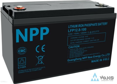 NPP LiFePO4 12.8V-100Ah: Akumulator w nowej technologii LiFePO4 12.8V-100Ah NPP LiFePO4 12.8V-100Ah: Akumulator w nowej technologii LiFePO4 12.8V-100Ah