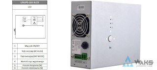 UPS for Lift/elevator systems, 230V 1500VA/900W, LCD display, Battery charger 60V