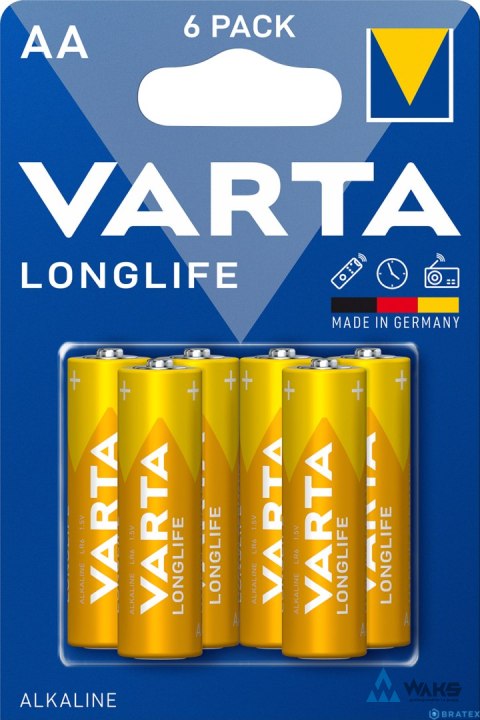 VA-AA LONGLIFE POWER BL6: Bat.alkal.LR6 LONGLIFE POWER bliste 6szt VA-AA LONGLIFE POWER BL6: Bat.alkal.LR6 LONGLIFE POWER bliste 6szt