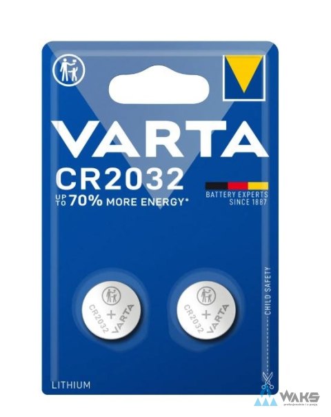 VA-CR2032 BL2: Bateria CR2032 bl.2