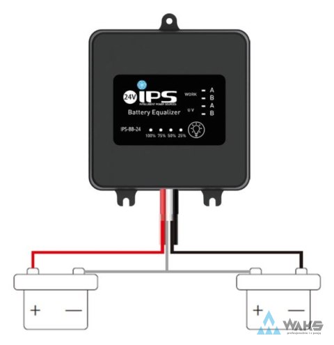IPS-BB-24-LED: 24V Battery Balancer / Charger Equalizer with LED display IPS-BB-24-LED: 24V Battery Balancer / Charger Equalizer with LED display