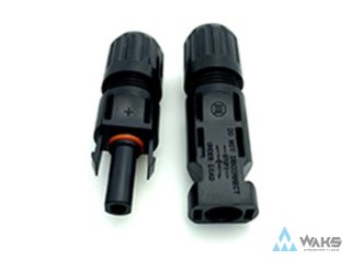 Komplet złącz solarnych męski+ żenski typ MC4-campatible montaż na panel