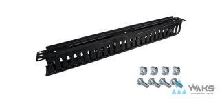 Metalowy wieszak na przewody do RACK 19" 1U