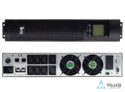 UPS rack19"/tower czysta sinusoida, online, 230Vac 3000VA/2700W z ładowarką 96V/3A