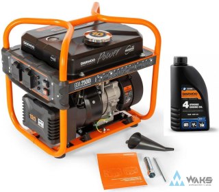 ZESTAW AGREGAT PRĄDOTWÓRCZY INWERTOROWY DAEWOO GDA 2500i 1.8kW + GENERATOR OIL SAE 10W-30 DWO 600
