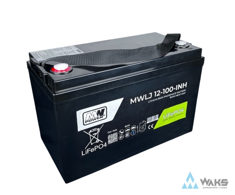 MWLJ 12-100-INH: MWLJ 12-100-INH: akumulator LiFePO4 12.8V/100Ah INH / LiFePO4 battery 12.8V/100Ah INH - (330x172x...