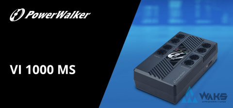 UPS ZASILACZ AWARYJNY PowerWalker VI 1000 MS FR UPS ZASILACZ AWARYJNY PowerWalker VI 1000 MS FR